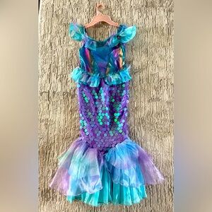 Mermaid Princess Kids Costume - Blue and Purple 6T/7